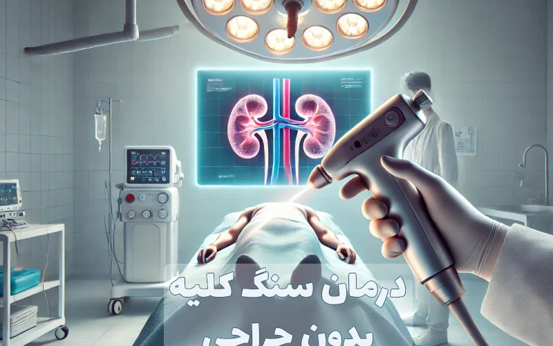 درمان سنگ کلیه بدون جراحی