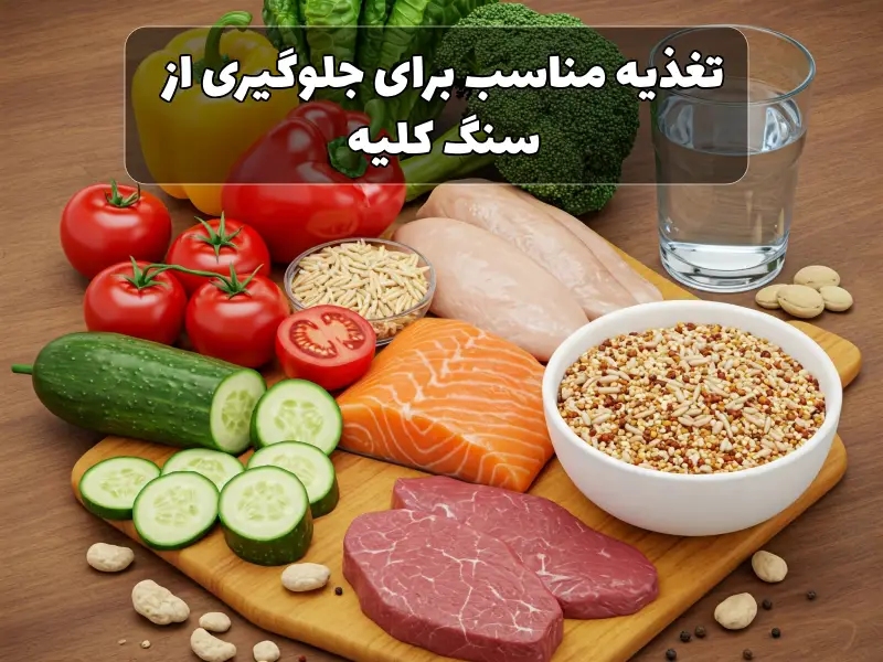 تغذیه مناسب برای جلوگیری از سنگ کلیه