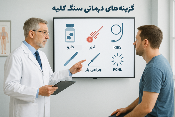 موفق ترین درمان سنگ کلیه